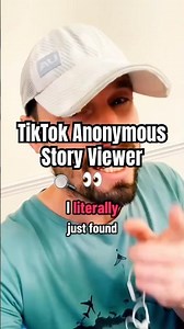 New secret anonymous TikTok story viewer 🤫 #short