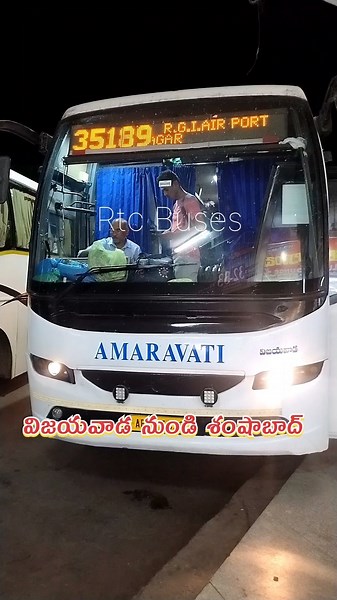 Vijayawada to Shamshabad (Airport) Amaravati Volvo ac bus timings & ticket fare