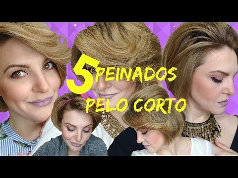 5 IDEAS RÁPIDAS DE PEINADOS PARA PELO CORTO. Dianne