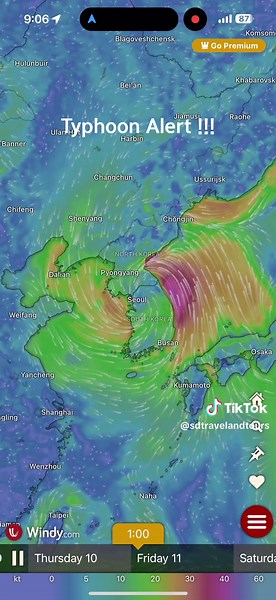#음성효과 #typhoon #alert #southkorea #jeju #japan