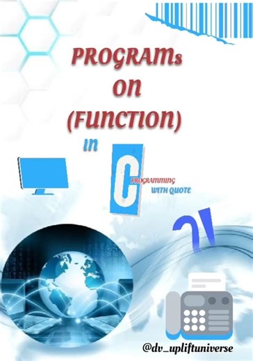 programs(function)|cnotes|clanguage|basiclanguage|#programmingshorts #trendingshorts #viralprogram