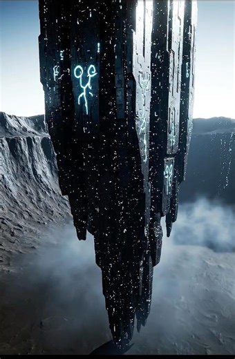 An unknown object in a far away planet