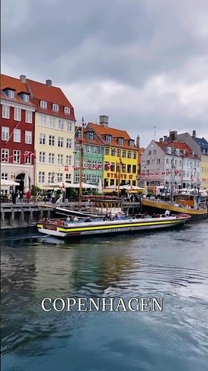 Copenhagen in 4K 🇩🇰 | Peaceful Cityscapes & Scandinavian Relaxation Short