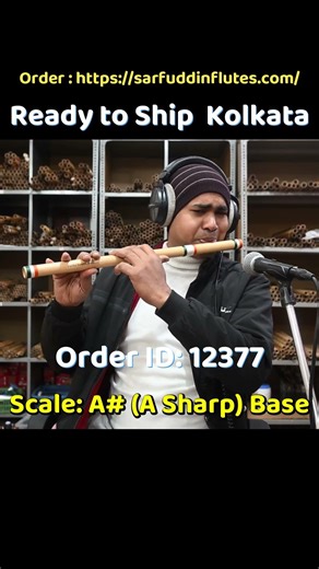 🎶 Ready to Ship to Kolkata 🎶Order ID: 12377Scale: A# (A Sharp) Base #readytoship #flute
