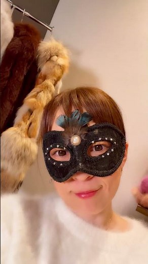 Selfie Wearing a Fluffy Angora Sweater #fashion #ootd