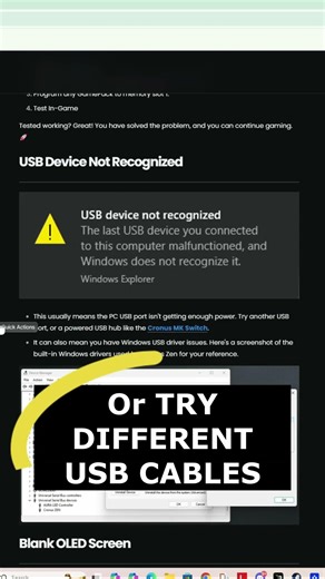 Cronus ZEN "device not found" explained