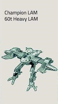 BattleTech: Champion LAM BattleMech (#mechwarrior #battletech #battletechlore #scifi)