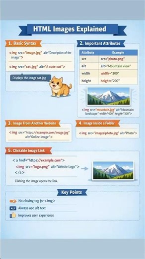 How to Add Images in HTML | HTML img Tag Tutorial