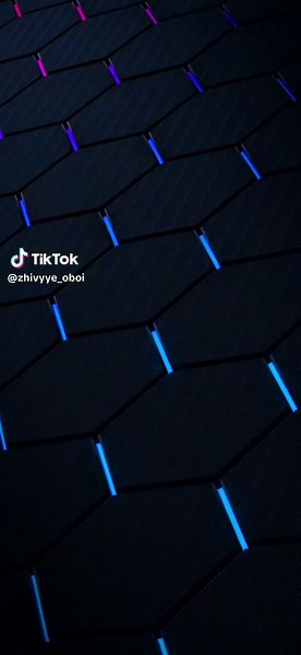 Vibrant 4K Live Wallpapers: Honeycomb and Neon Designs