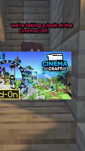 Cinematic’s in Minecraft Bedrock edition - Add on Review - Cinemacraft #fyp #gaming #minecraft #fun #addon