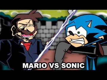 Secret Histories Mario Vs Sonic (Dictator Cover) - Mario Madness V2 FNF
