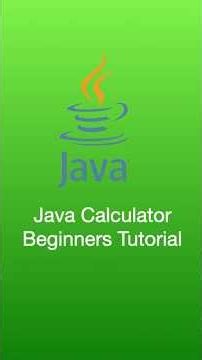 Java Calculator Beginners Tutorial #java #coding #developer #techtips