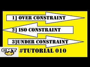 Dimensioning and under, over & iso Constraint (sketch defining tool)#2D #Catiav5 #TUTORIAL010