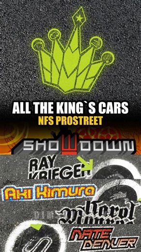 All The King`s Cars 👑 NFS Prostreet #shorts #nfs #nfsprostreet #prostreet #needforspeed