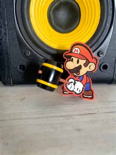 PAPER MARIO IRL #mario #toys #ai #supermario #shorts