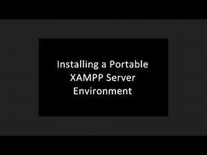 Setting Up a Portable XAMPP Installation