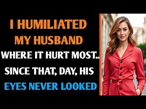 "I Humiliated My Husband Where It Hurt Most Since That Day, His Eyes Never Looked the Same"