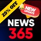 News365 – PHP Newspaper Script Magazine Blog with Video Newspaper