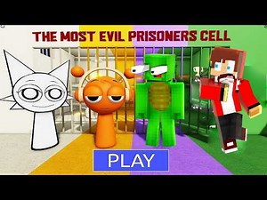 Mikey and JJ On The SPRUNKI BARRY PRISON RUN INCREDIBOX - Roblox Animation