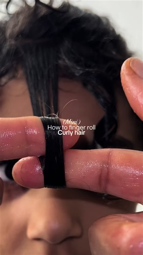 How to Finger Roll Curly Hair for Easy Styling