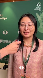New Year wishes from 🇨🇳 Ju Wenjun, the 2024 FIDE Women’s World Blitz Champion! 🌟 | FIDE - International Chess Federation