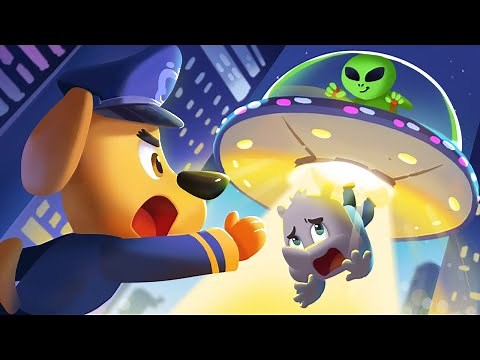 Baby was Taken by an Alien | Police Cartoon | Kids Cartoon | Sheriff Labrador