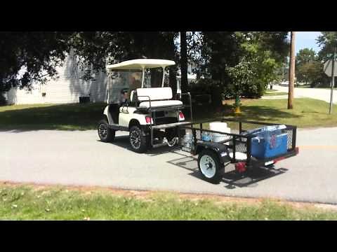 Golf Cart Home Made Trailer Hitch