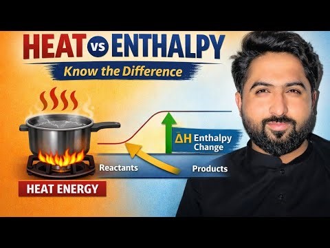 Difference Between Heat and Enthalpy | Class 9 Chemistry | Easy Explanation