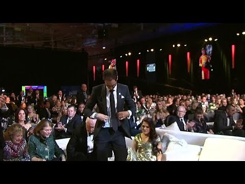 Relive Joey Logano's champion speech from the '22 NASCAR Awards
