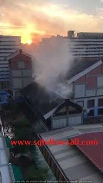 Fire @ No 70A Geylang Bahru Singapore