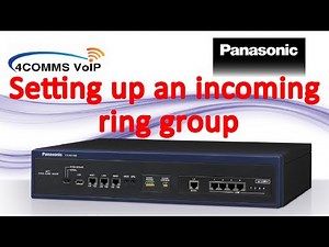 Setting up Incoming call Distribution groups(ICD) on Panasonic TDA / TDE / NS / NSX PBX systems