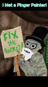 I MET MY FIRST FINGER PAINTER!?!? #gorillatag #fingerpainter