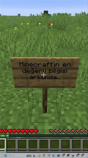 Minecraft'ın en değerli bilgisi #shorts