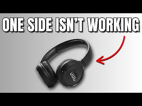 JBL Headphones One Side Not Working - How To Fix