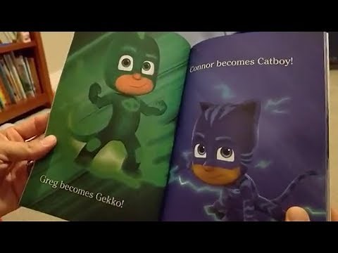 PJ Masks Save the Library - Storybook Read Along - Catboy, Owlette, & Gecko - Disney Junior
