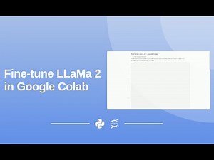 Fine-tune LLaMa 2 in Google Colab