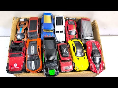 Box Full of Model Cars -Mazda Mx5, Koenigesgg Jesko, Lamborghini Scv12, Byd Yang Wang U8, Toyota Car