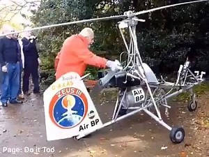 455K views · 1.6K shares | 80-year-old man invented the plane - helicopter | Superiores Animal T-Shirt | Facebook
