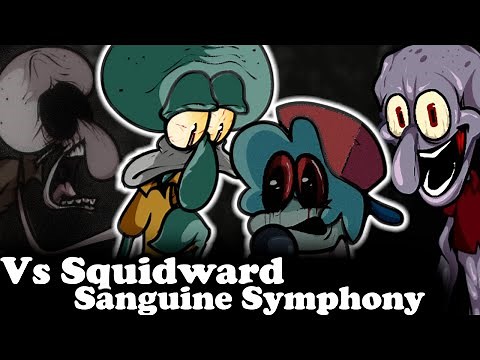 FNF | Vs Squidward - Sanguine Symphony | Mods/Hard/Gameplay |