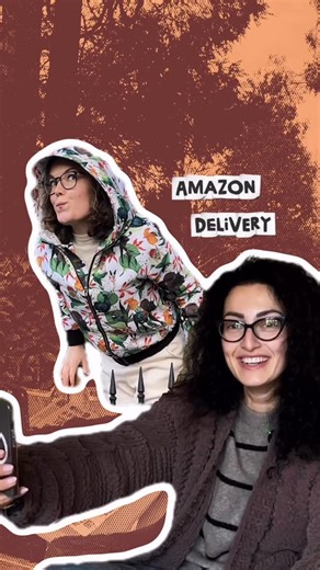 Leyla & Nadia on Instagram: "Dear @amazon Next time you decide to delivery my parcel to the neighbour’s house (where no one lives!), please also send me a GPS, a detective badge, and a glass of Prosecco for emotional recovery. 🍾📦 Who else had to go on a treasure hunt for their Amazon order? Tag your friend or leave the comment. #comedy #reels #funnyvideo #relatable #trending #lol #sitcomvibes #everydaylife #marble #amazon #amazonhaul #delivery"