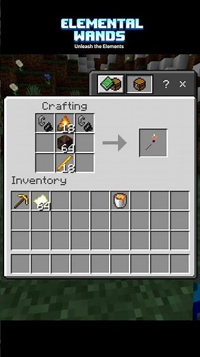 Minecraft Elemental Wands: Fire Wand🔥 Ability Explained #minecraft #viral #gaming
