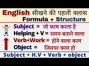 How to identify Subject, Object, Verb, Helping-Verb in an English sentence? | Subject/Object/Verb