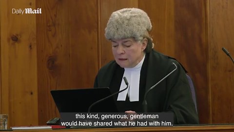 Moment 'cowardly' murderer arrested after beating pensioner to death