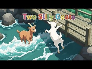 Two Goats Story🐐🐐 | Moral Story | Story for Kids | Two Silly Goats | Story in English | Short Story