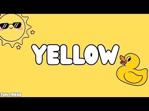 “Yellow Color for Kids | Learn Yellow with Duck and Sun 🌞”