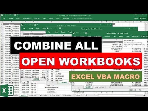 Combine All Open Workbooks Excel VBA Macro