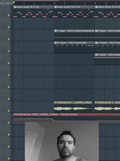 I play an invisible guitar