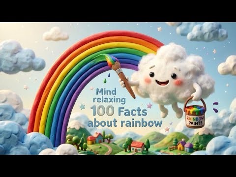To Fall Asleep 😴 nd Mind Relaxing 432hz Music 🎶 || 100 Facts About Rainbows 🌈 ——No Adverts
