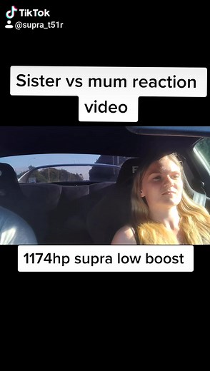 Sister vs Mum Supra Reaction: 1174HP Low Boost Power Race