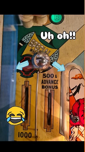 Uh oh!! Which way will the ball go 😭?!?! #pinball #pinballmachine #arcade #pinballfun #machine #flipping #playing #retrogames #pinballlife #pinballarcade #classic #retro | London Pinball